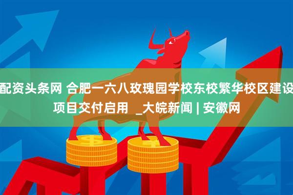 配资头条网 合肥一六八玫瑰园学校东校繁华校区建设项目交付启用  _大皖新闻 | 安徽网